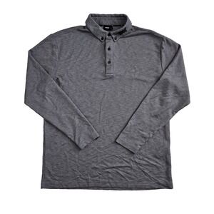 PXG Parsons Xtreme Golf (Men Small) Gray Polo Long Sleeve Polo Shirt Performance